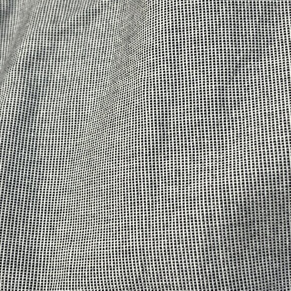 H&M Women's Ankle Pant Mini Check Black White Size 10 Stretch Cotton Blend - Picture 5 of 8